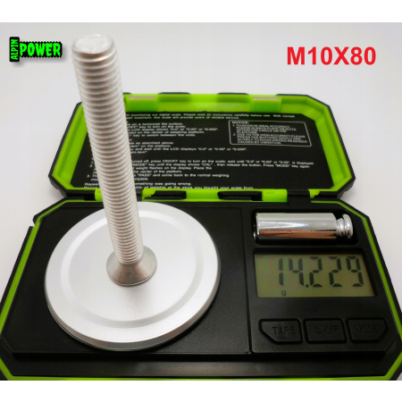 M10x80 śruba aluminiowa stożkowa din 965 iso 7046 śruby aluminiowe m10