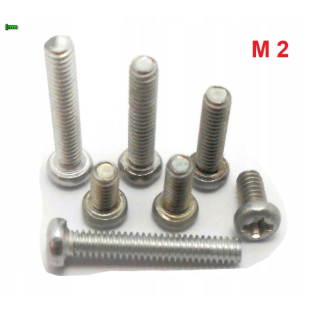 M2x5 śruba aluminiowa din 7985 iso 704 philips śruby aluminiowe