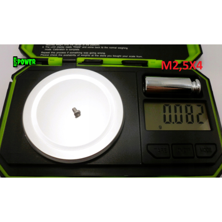 M2,5x4 śruba aluminiowa philips din 7985 śruby aluminiowe z łbem walcowym