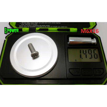 M6x16 śruba philips aluminiowa