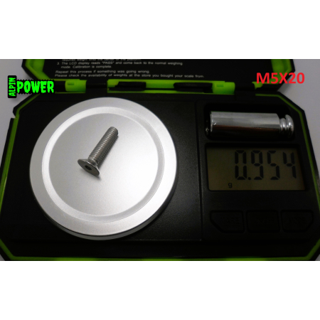 M5x20 śruba imbusowa din 7991 aluminiowa