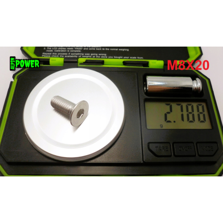 M8x20 śruba stożkowa imbus din 7991 śruba aluminiowa śruby aluminiowe 6061