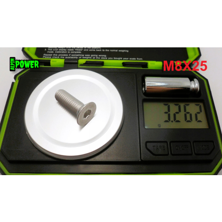 M8x25 śruba stożkowa imbus din 7991 śruba aluminiowa śruby aluminiowe 6061