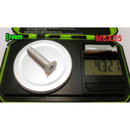 M8x35 śruba stożkowa imbus din 7991 śruba aluminiowa śruby aluminiowe 6061