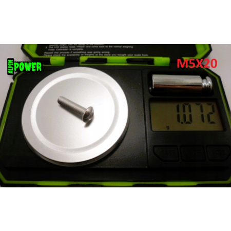 M5x20 śruba imbusowa iso 7380 aluminiowa