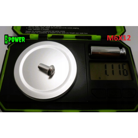 M6x12 śruba imbusowa iso 7380 aluminiowa