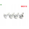 M6x16 śruba owiewki aluminiowa grzybkowa śruby owiewek aluminiowe 6061