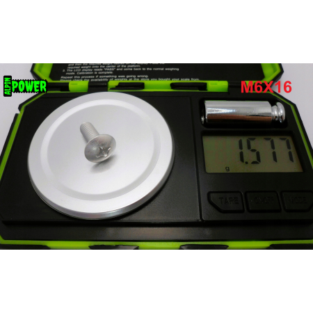 M6x16 śruba owiewki aluminiowa grzybkowa śruby owiewek aluminiowe 6061