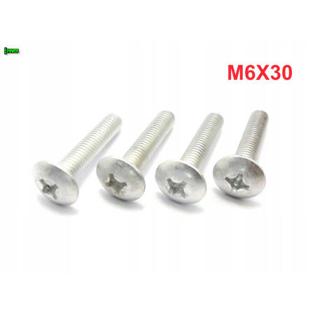 M6x30 śruba owiewki aluminiowa grzybkowa śruby owiewek aluminiowe 6061