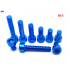 M5x16 aluminiowa śruba imbusowa din912 śrubka aluminiowa niebieska m5x16