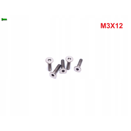 M3x12 śruba imbusowa din 7991 tytanowa beta tytan śruby tytanowe