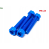 M5x25 aluminiowa śruba imbusowa din912 śrubka aluminiowa niebieska m5x25