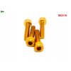 M4x16 aluminiowa śruba imbusowa din 912 kolorowa śrubka aluminiowa złota m4