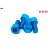 M5x10 aluminiowa śruba imbusowa din912 śrubka aluminiowa błękitna m5x10
