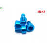 M6x8 aluminiowa śruba imbusowa din 912 śrubka aluminiowa błękitna m6x8