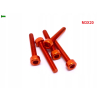 M3x20 aluminiowa śruba imbusowa din 912 śruba aluminiowa pomarańczowa m3