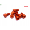 M5x10 aluminiowa śruba imbusowa din912 śrubka aluminiowa pomarańczowa m5