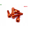 M5x16 aluminiowa śruba imbusowa din912 śrubka aluminiowa pomarańczowa m5