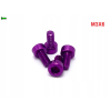 M3x6 aluminiowa śruba imbusowa din912 kolorowa śruba aluminiowa fioletowa