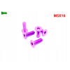 M5x16 śruba aluminiowa stożkowa imbus din 7991 śruba aluminiowa fioletowa