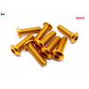 M6x20 śruba aluminiowa imbusowa iso 7380 śruby aluminiowe 6061 kolor złoty
