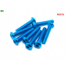 M3x16 śruba aluminiowa imbusowa iso 7380 śruby aluminiowe kolor błękitny
