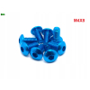M4x8 śruba aluminiowa imbusowa iso 7380 śruby aluminiowe kolor błękitny
