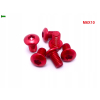 M6x10 śruba aluminiowa imbusowa iso 7380 śruby aluminiowe kolor czerwony