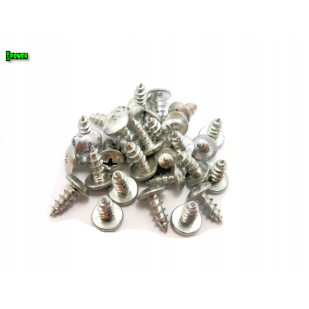 M5x12 wkręt aluminiowy samogwintujący wkręty aluminiowe kolor srebny