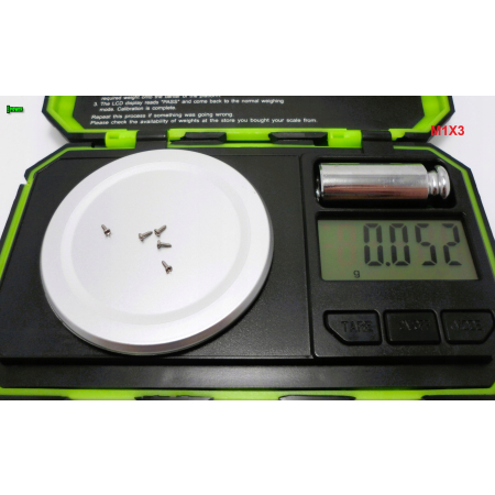 M1x3 wkręt samogwintujący tytanowy din 7981 wkręty tytanowe tytan grade 2