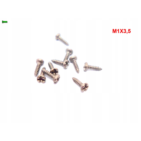 M1x3,5 wkręt samogwintujący tytanowy din 7981 wkręty tytanowe tytan grade 2