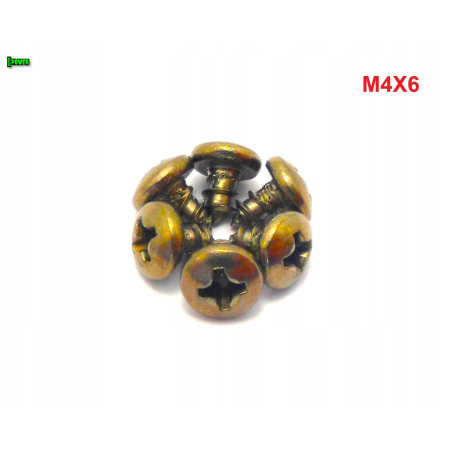 M4x6 wkręt samogwintujący tytanowy din 7981 wkręty tytanowe tytan grade 2