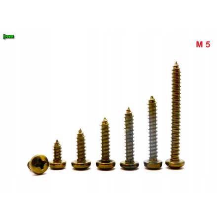 M5x10 wkręt samogwintujący tytanowy din 7981 wkręty tytanowe tytan grade 2