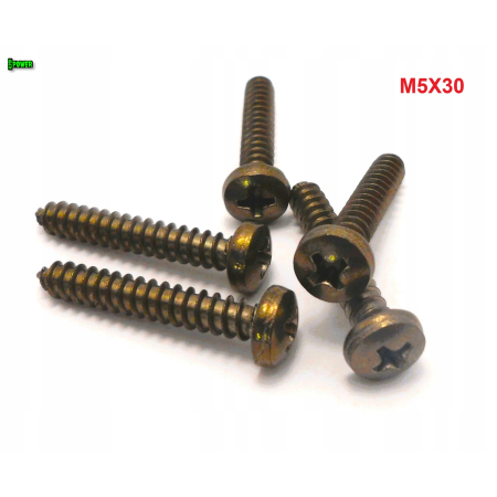 M5x30 wkręt samogwintujący tytanowy din 7981 wkręty tytanowe tytan grade 2