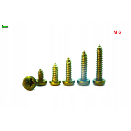 M6x30 wkręt samogwintujący tytanowy din 7981 wkręty tytanowe tytan grade 2