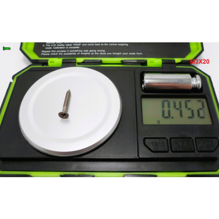 M3x20 wkręt samogwintujący tytanowy din 7982 wkręty tytanowe tytan grade 2