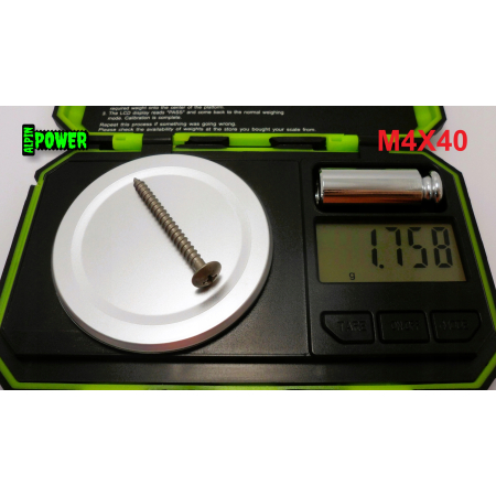 M4x40 wkręt samogwintujący tytanowy grzybkowy jis b 1122 tytan grade 2