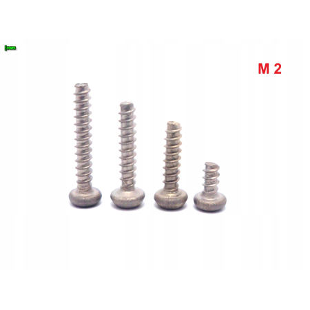 M2x4 wkręt tytanowy samogwintujący imbus tytan grade 2