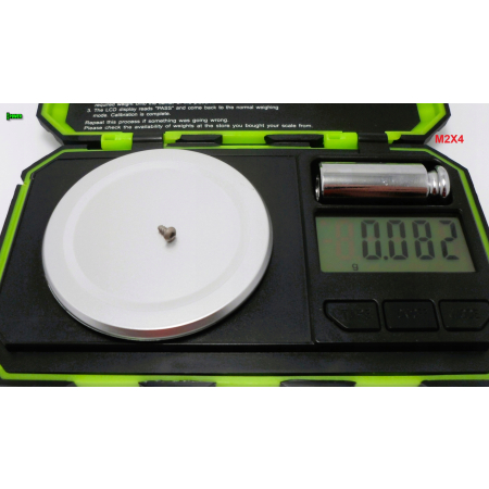 M2x4 wkręt tytanowy samogwintujący imbus tytan grade 2