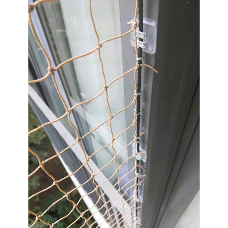 Haczyk zaczep do montażu siatka na balkon dla kota bez wiercenia 70 sztuk