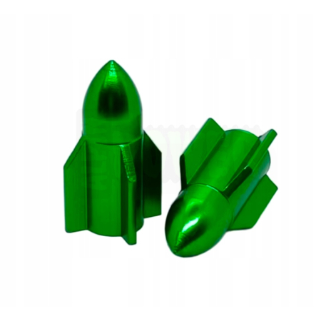 Nakrętki na wentyle rakieta czapki do opon kapturki na zawory rakieta