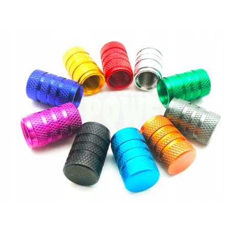 Nakrętki na wentyle czapki do opon kapturki na zawory przeciwpyłowe