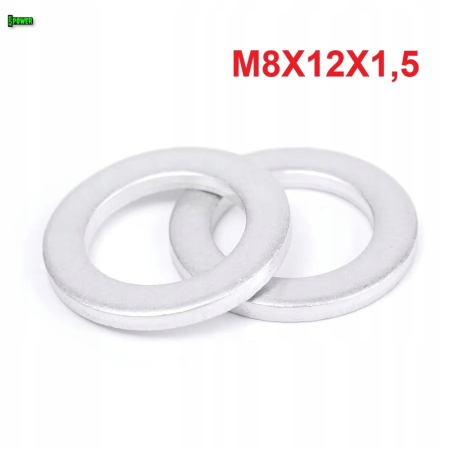 Podkładka aluminiowa m8x12x1,5 din125 iso 7089 podkładka aluminiowa m8