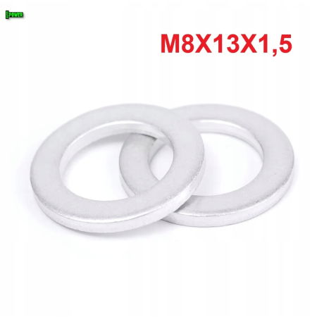 Podkładka aluminiowa m8x13x1,5 din125 iso 7089 podkładka aluminiowa m8x13