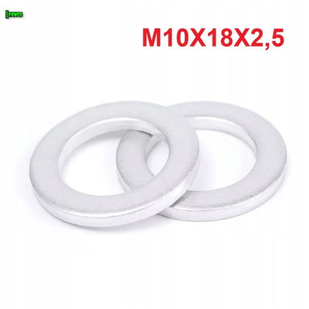 Podkładka aluminiowa m10x18x2,5 din7603a aluminiowa podkładka m10x18