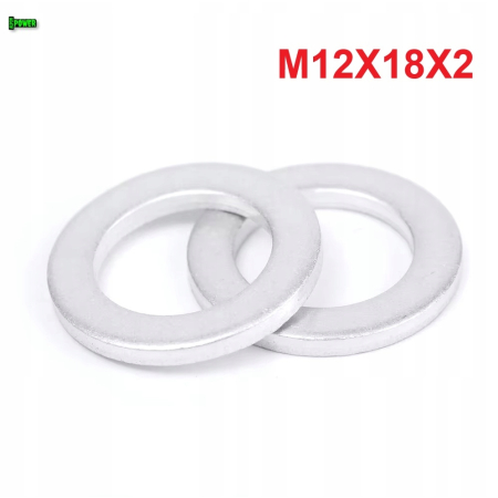 Podkładka m12x18x2 din7603a aluminiowa podkładka m12x18x2 podkładka m12