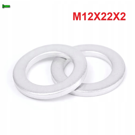 Podkładka m12x22x2 din7603a aluminiowa podkładka m12x22x2 podkładka m12x22