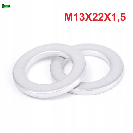 Podkładka m13x22x1,5 din7603a aluminiowa podkładka m13x22x1,5 podkładka m13