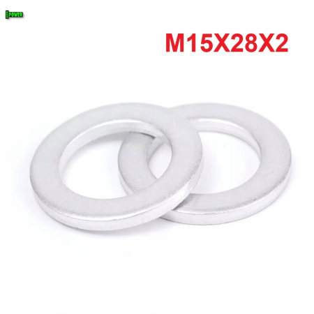 Podkładka aluminiowa m15x28x2 din7603a aluminiowa podkładka m15x28x2