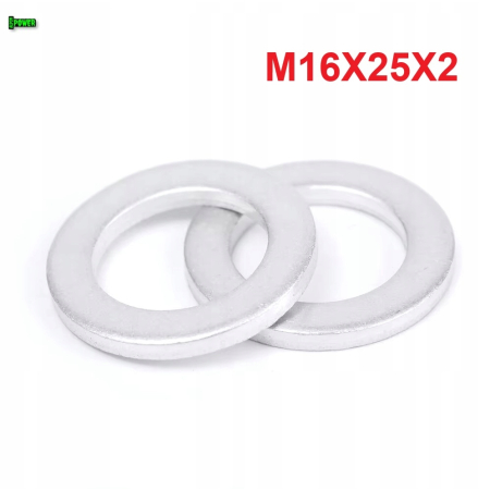 Podkładka m16x25x2 din7603a aluminiowa podkładka m16x25x2 podkładka m16